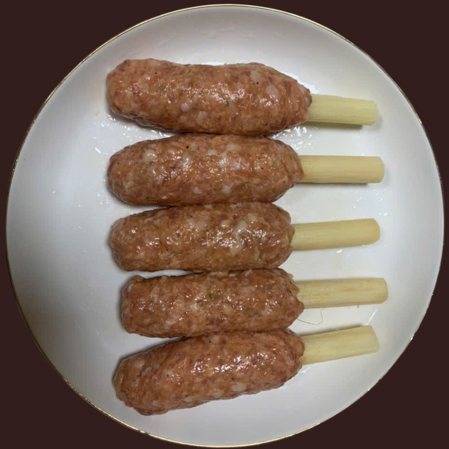 Nem nướng mía chạo